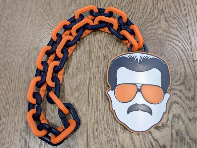Mike Ditka Chain Pendant w/ Bottle Opener Option — modelo 3D