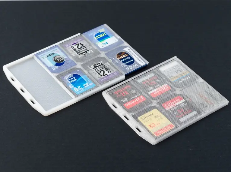 Flat SD Card Holder — modelo 3D