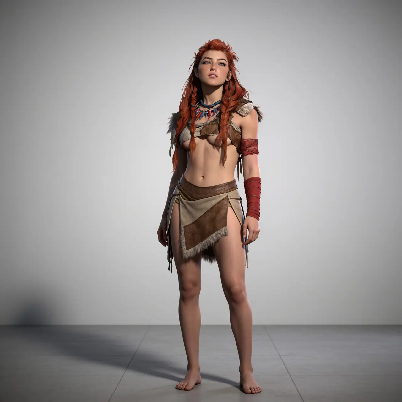 Hippie Girl - Tribal Girl — modelo 3D