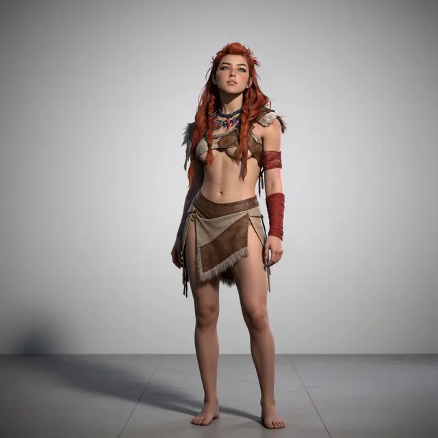 Hippie Girl - Tribal Girl — modelo 3D