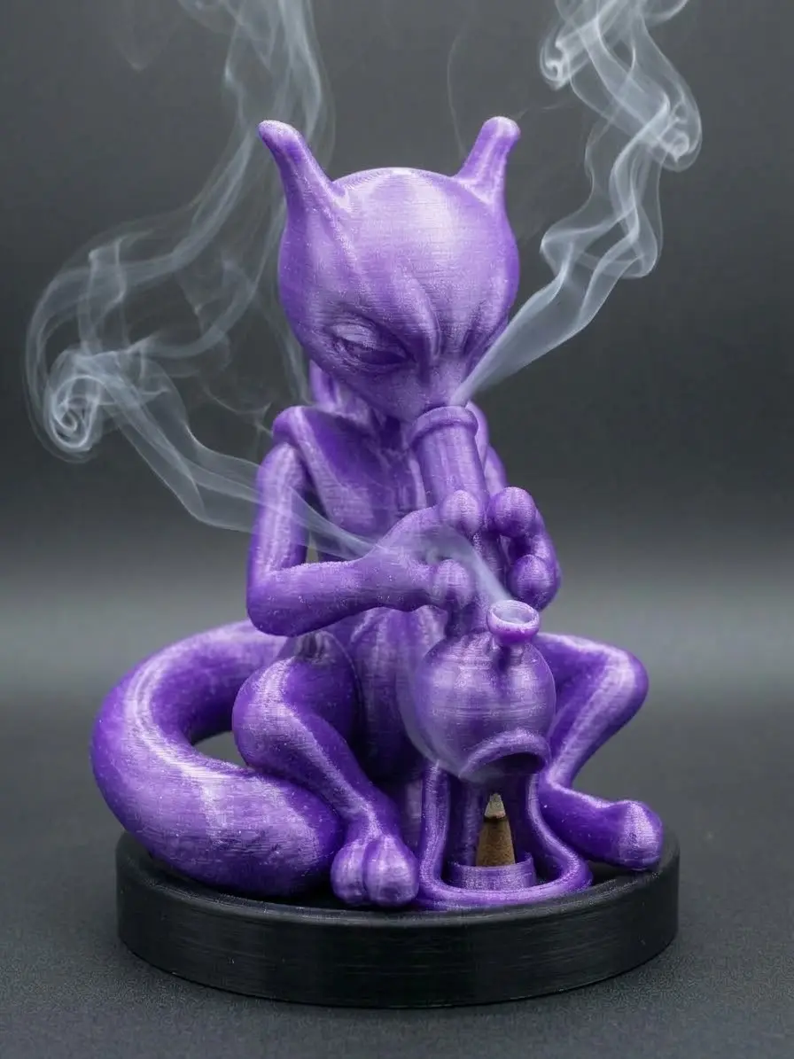 Mewtwo Incense Burner — modelo 3D