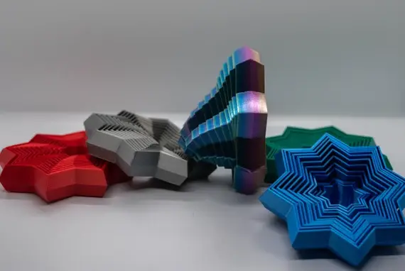 fidget star — modelo 3D