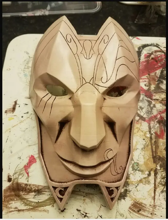 Jhin's Mask from League of Legends — modelo 3D