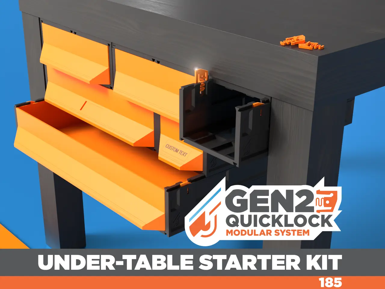 GEN2 Under Table Starter Kit - 185 — modelo 3D