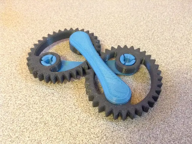 Elliptical Gear with no center pivot — modelo 3D