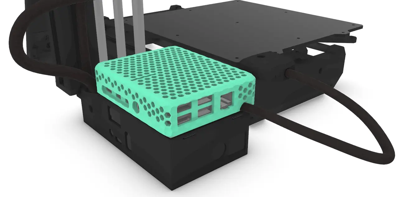 Raspberry Pi Z-Box | Integrated 4B Case for Prusa MINI — modelo 3D