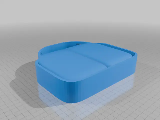 Split food bowl — modelo 3D