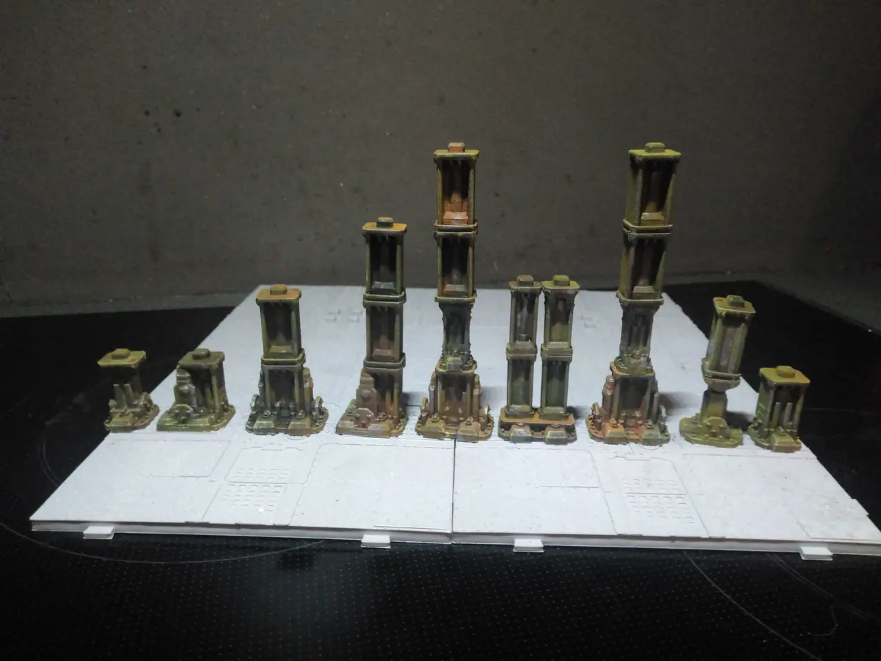 BlackSheepSystems Rust-City V2 - modular industrial pillar parts — modelo 3D