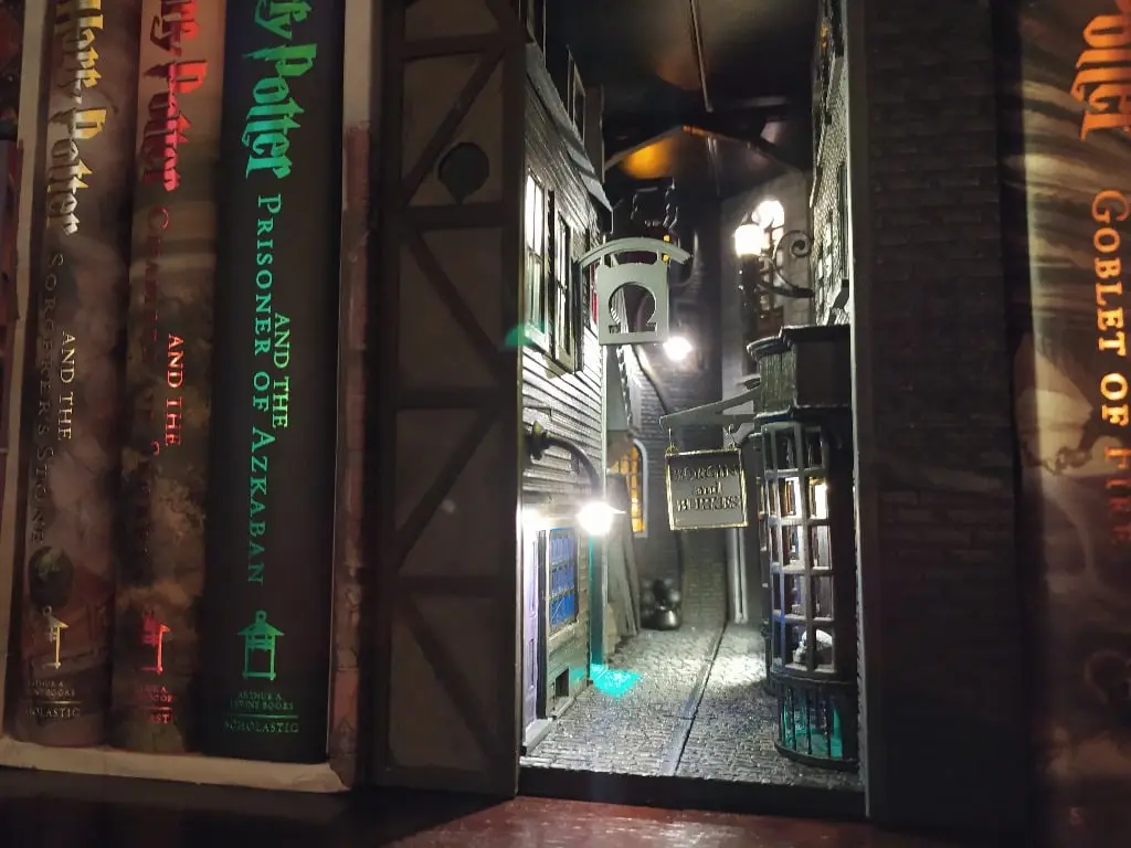 Knockturn Alley Book Nook — modelo 3D