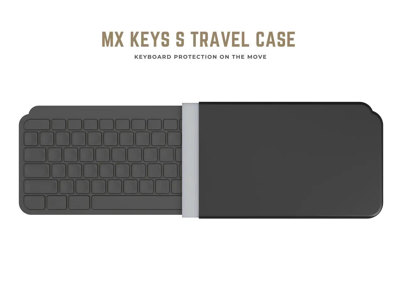 MX Keys S Travel Case — modelo 3D