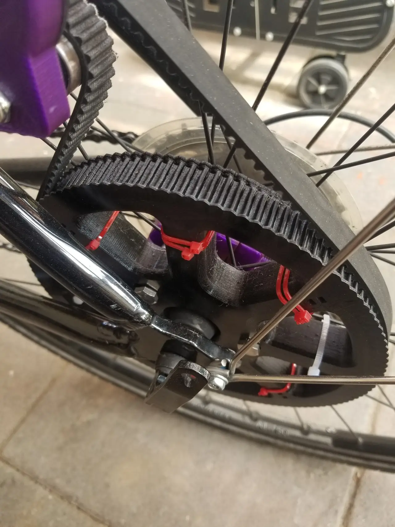 120 Tooth pulley for Ebike — modelo 3D