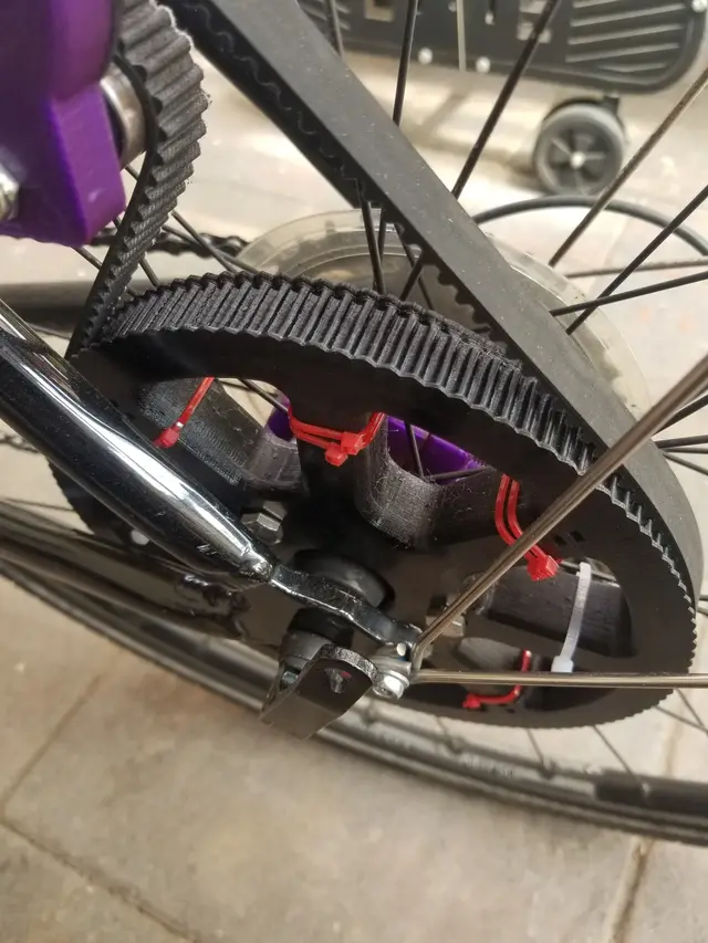120 Tooth pulley for Ebike — modelo 3D