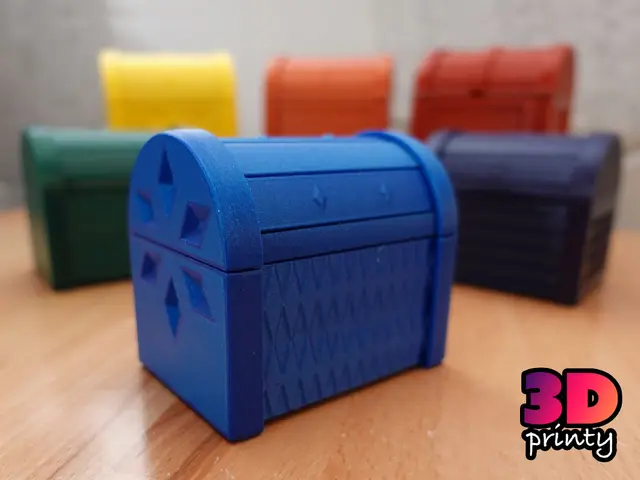 Treasure Chest Puzzle Box - Update! — modelo 3D
