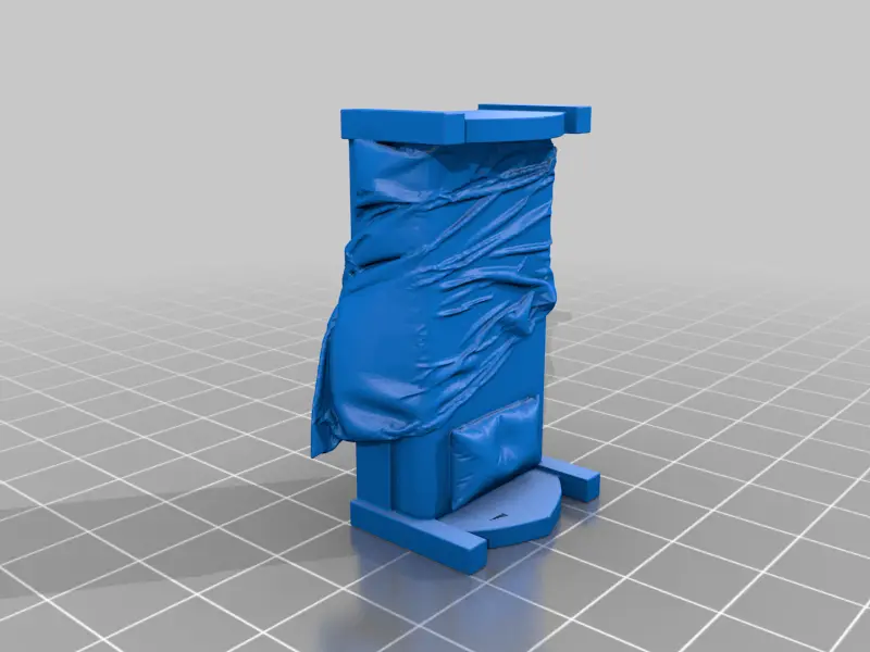 Bed unmade 28mm for Openforge — modelo 3D