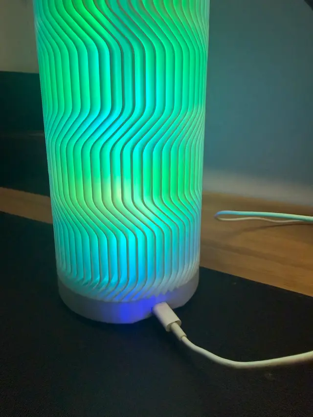 type c ESP 32 gyver lamp base — modelo 3D