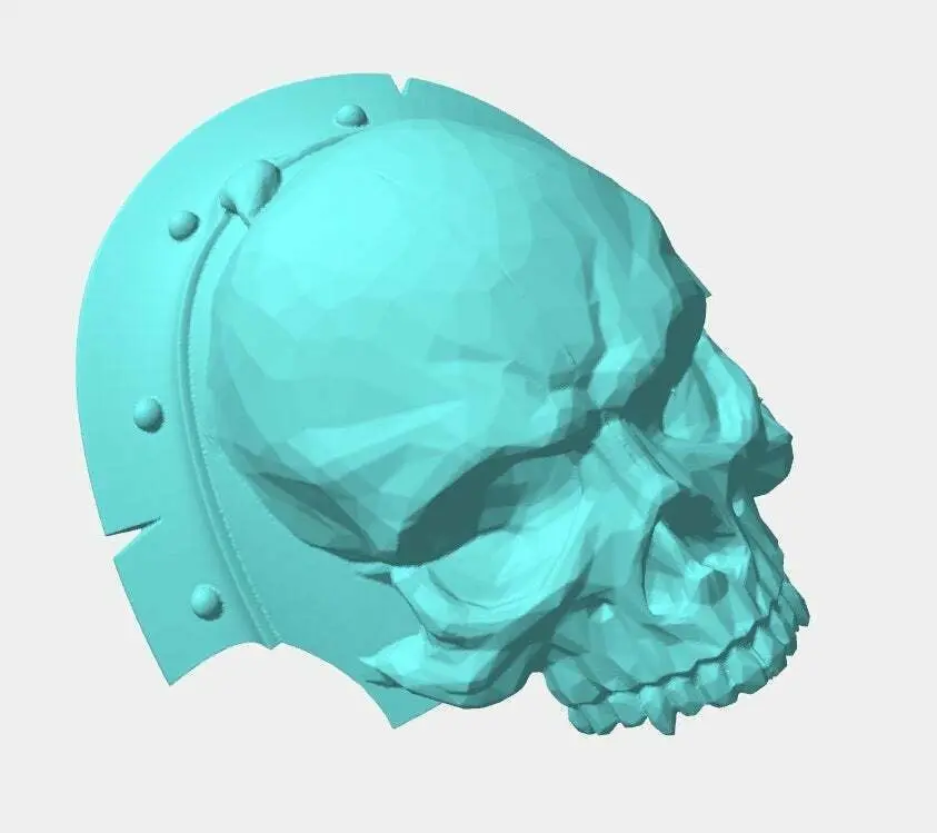 Skull Shoulder Pads — modelo 3D