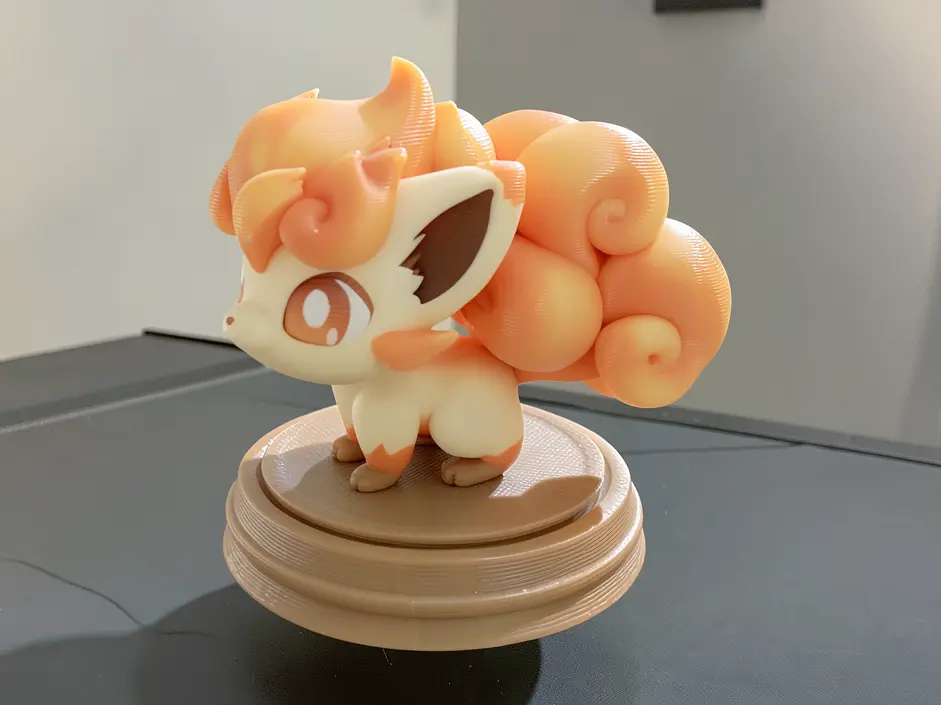 Chibi Vulpix Pokemon | Multicolour & Single Colour — modelo 3D