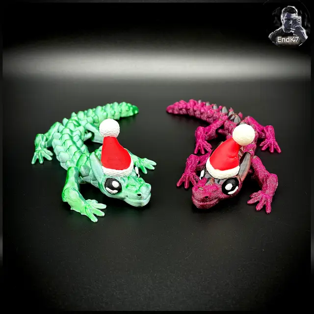 Baby Bull Dragon Christmas Edition — modelo 3D