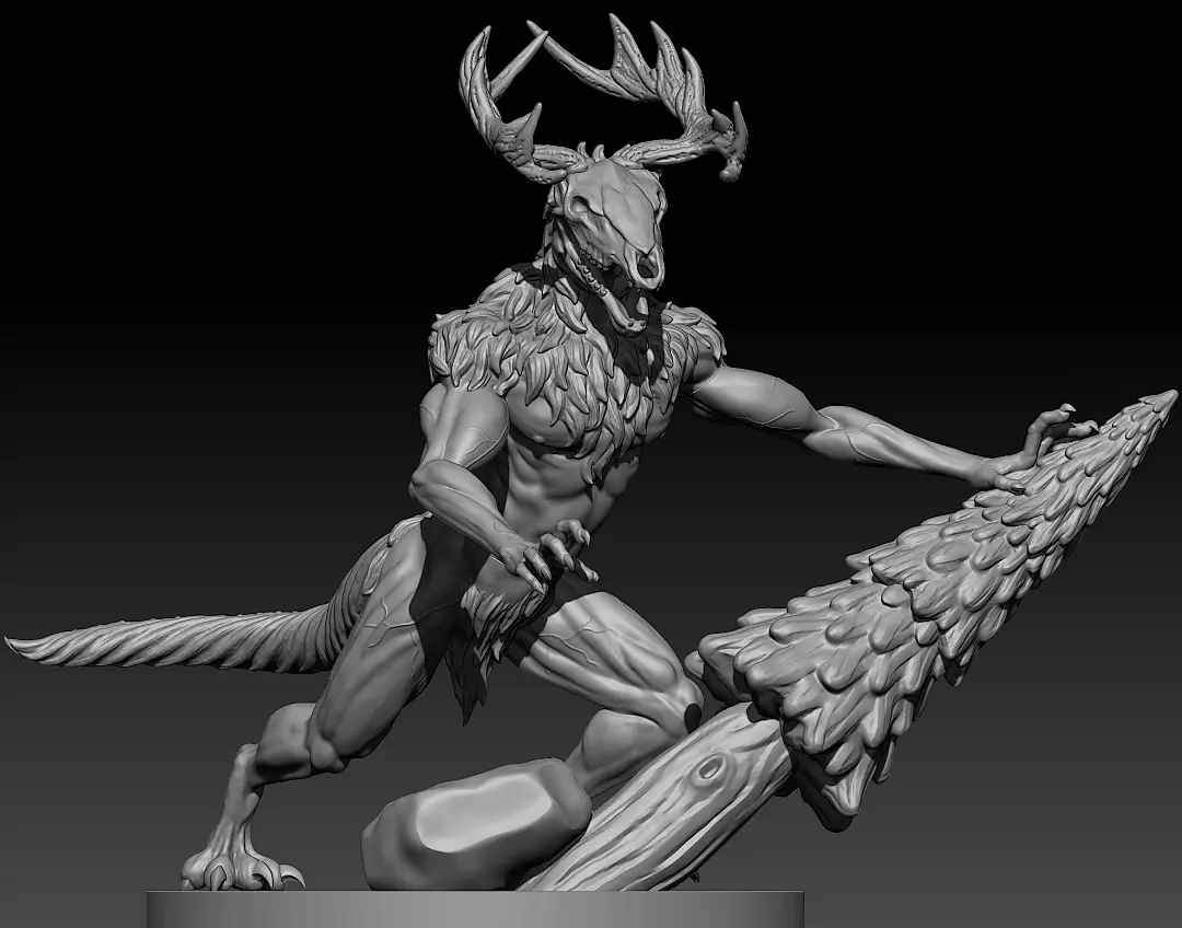 Wendigo models and props SFW — modelo 3D
