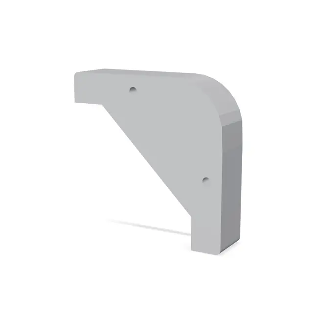 Whiteboard Wallmount Corner Bracket — modelo 3D