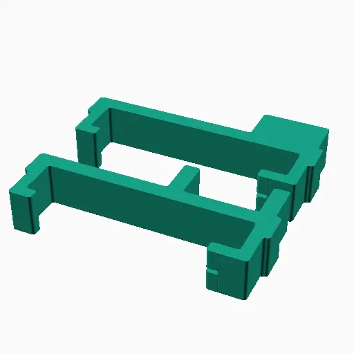 Box Fan Window Mount Brackets — modelo 3D