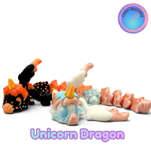 Unicorn Dragon Flexi — modelo 3D