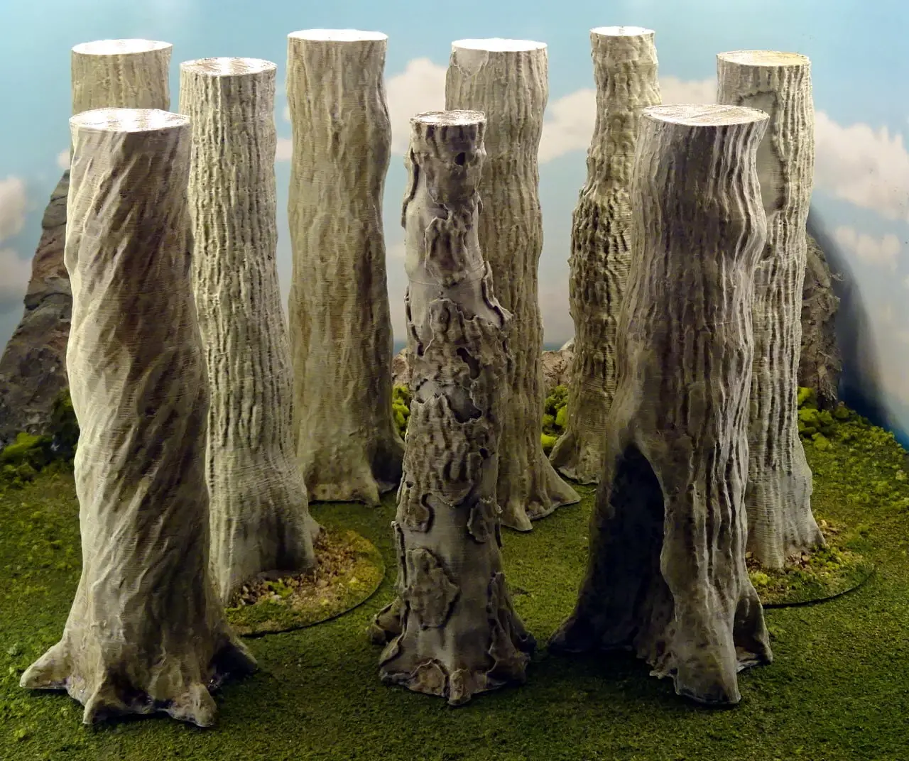 Vegetation B - Giant tree trunks — modelo 3D