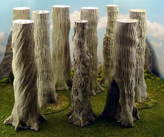 Vegetation B - Giant tree trunks — modelo 3D