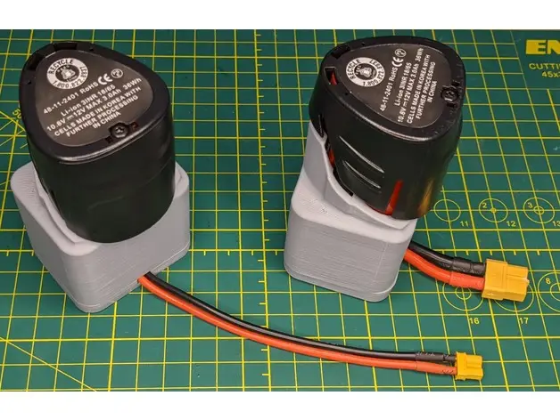 Milwaukee M12 Battery Cable Adapter — modelo 3D