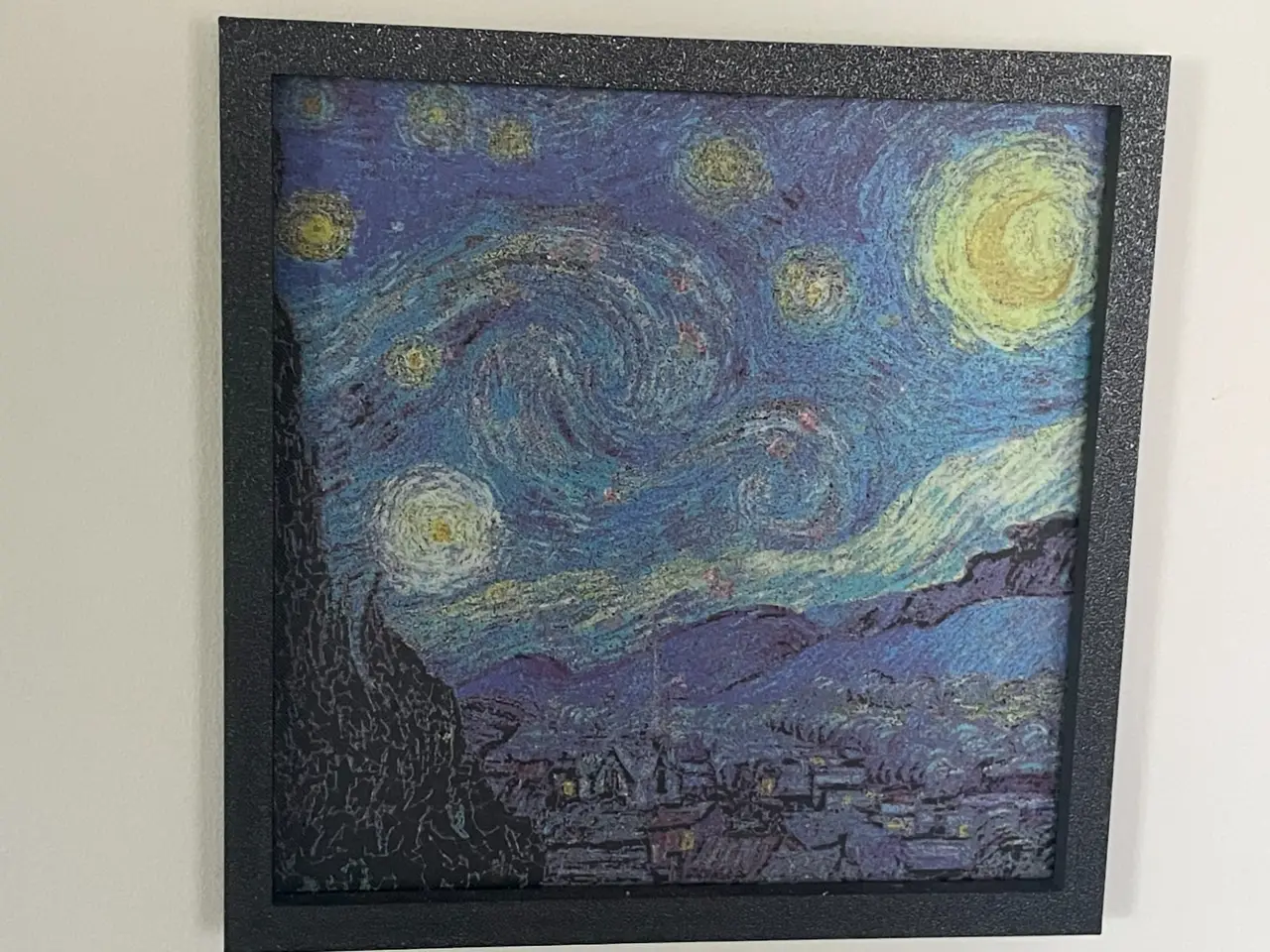 The Starry Night - Filament Painting — modelo 3D