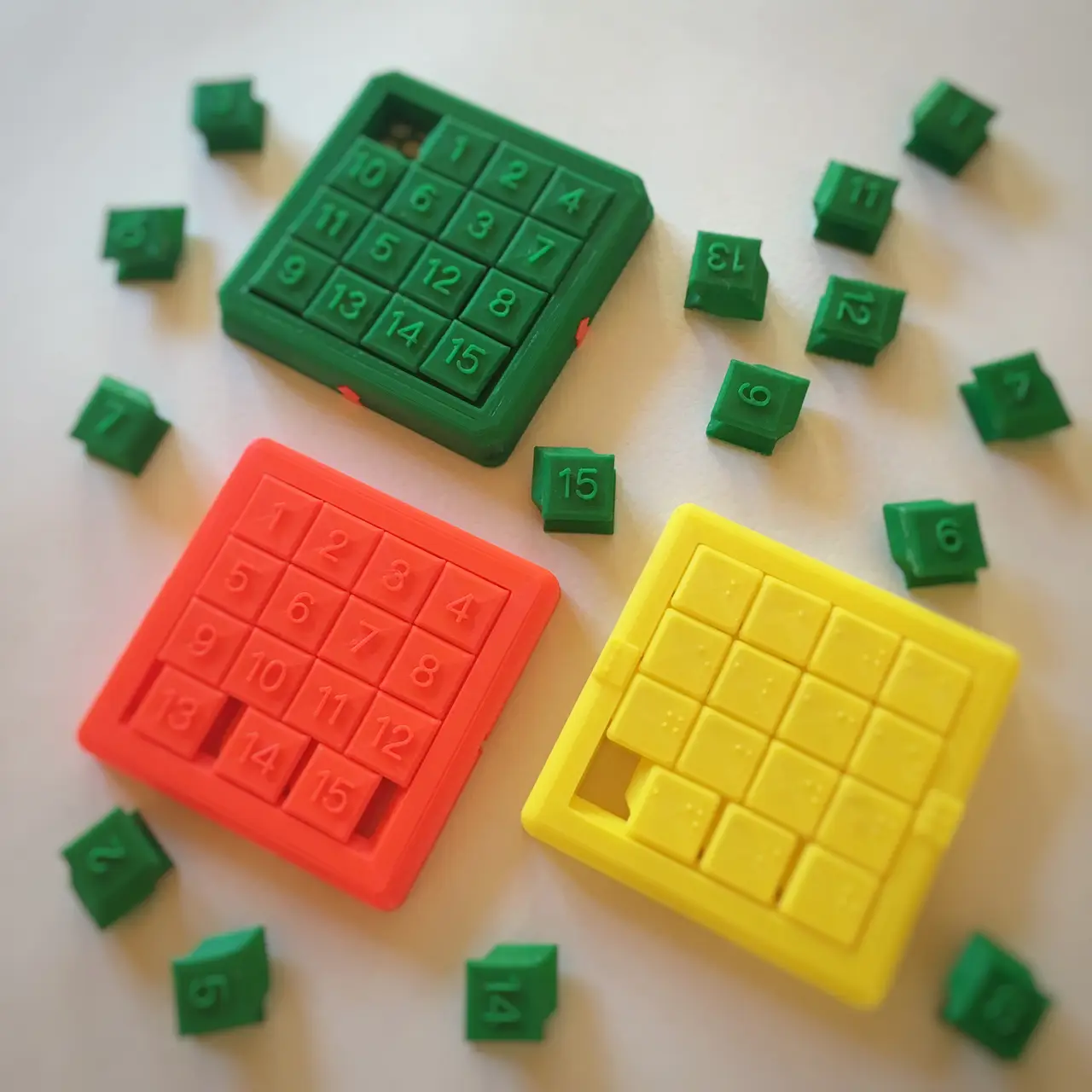 PIP 15 Puzzle (Braille version available!!!) — modelo 3D