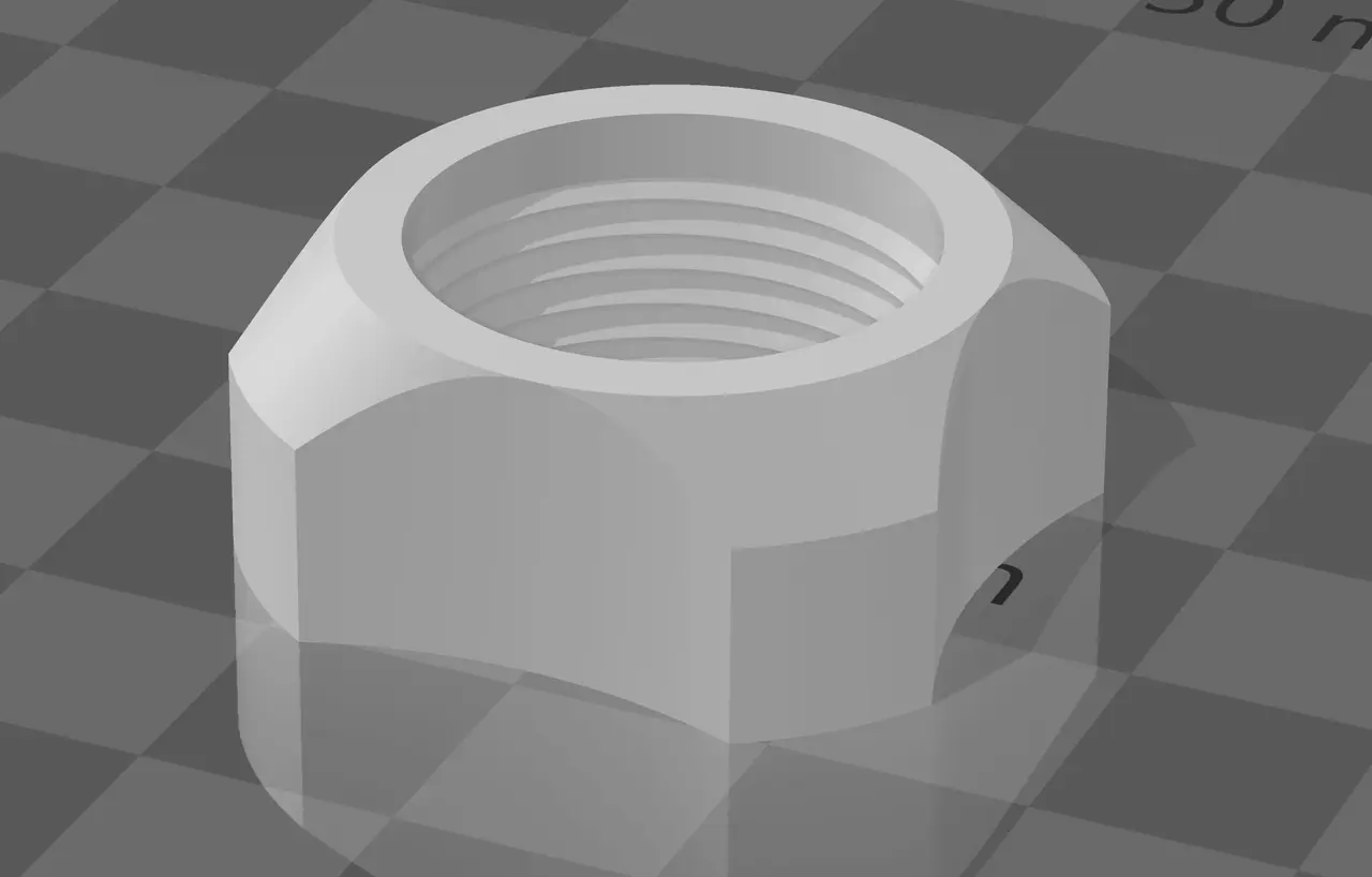 VICSEED/Amazon Style Phone Mount Nut for Rotation Ball Thing — modelo 3D