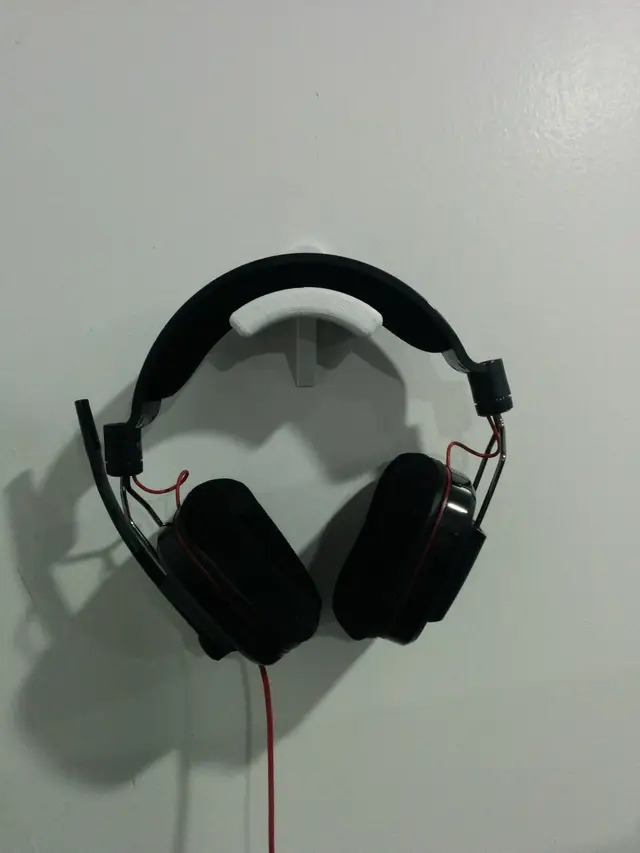 Wall-Mounted Headphone/Headset Holder — modelo 3D