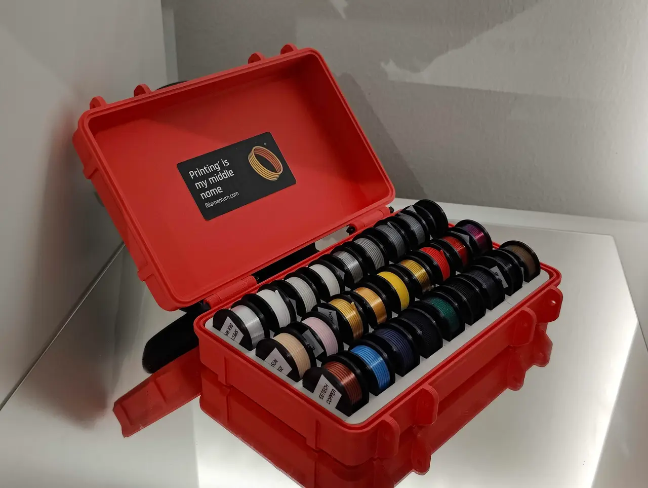 Mini Filament Spool Swatches Box — modelo 3D