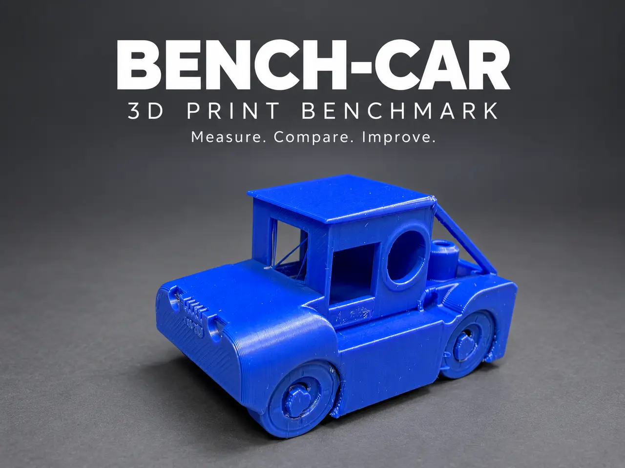 Bench-Car – Rolling 3D Printer Benchmark — modelo 3D