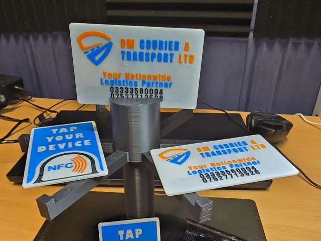 NFC Business Card DM Courier and Transport LTD — modelo 3D