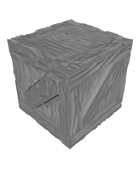 Crate, Scatter Terrain — modelo 3D