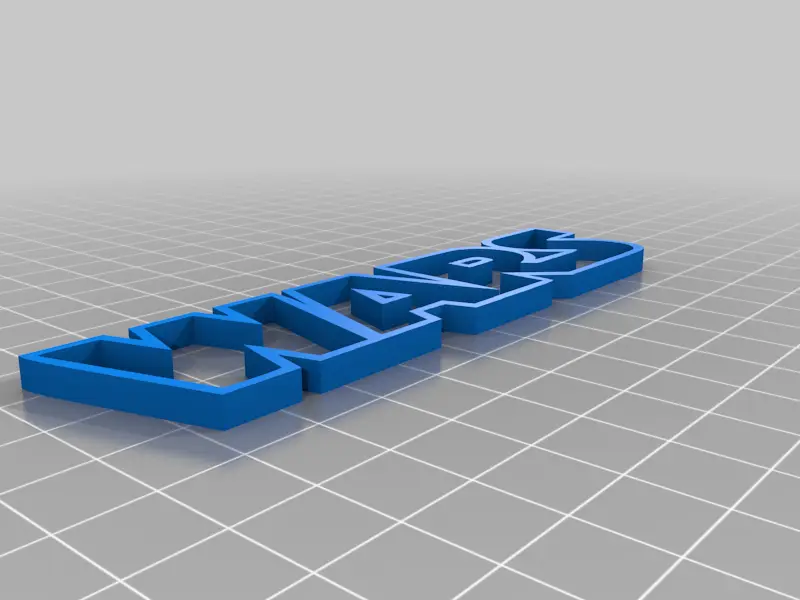 Star Wars Logo — modelo 3D