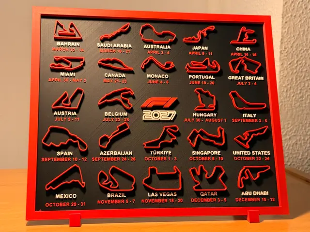 F1 2027 Calendar — modelo 3D