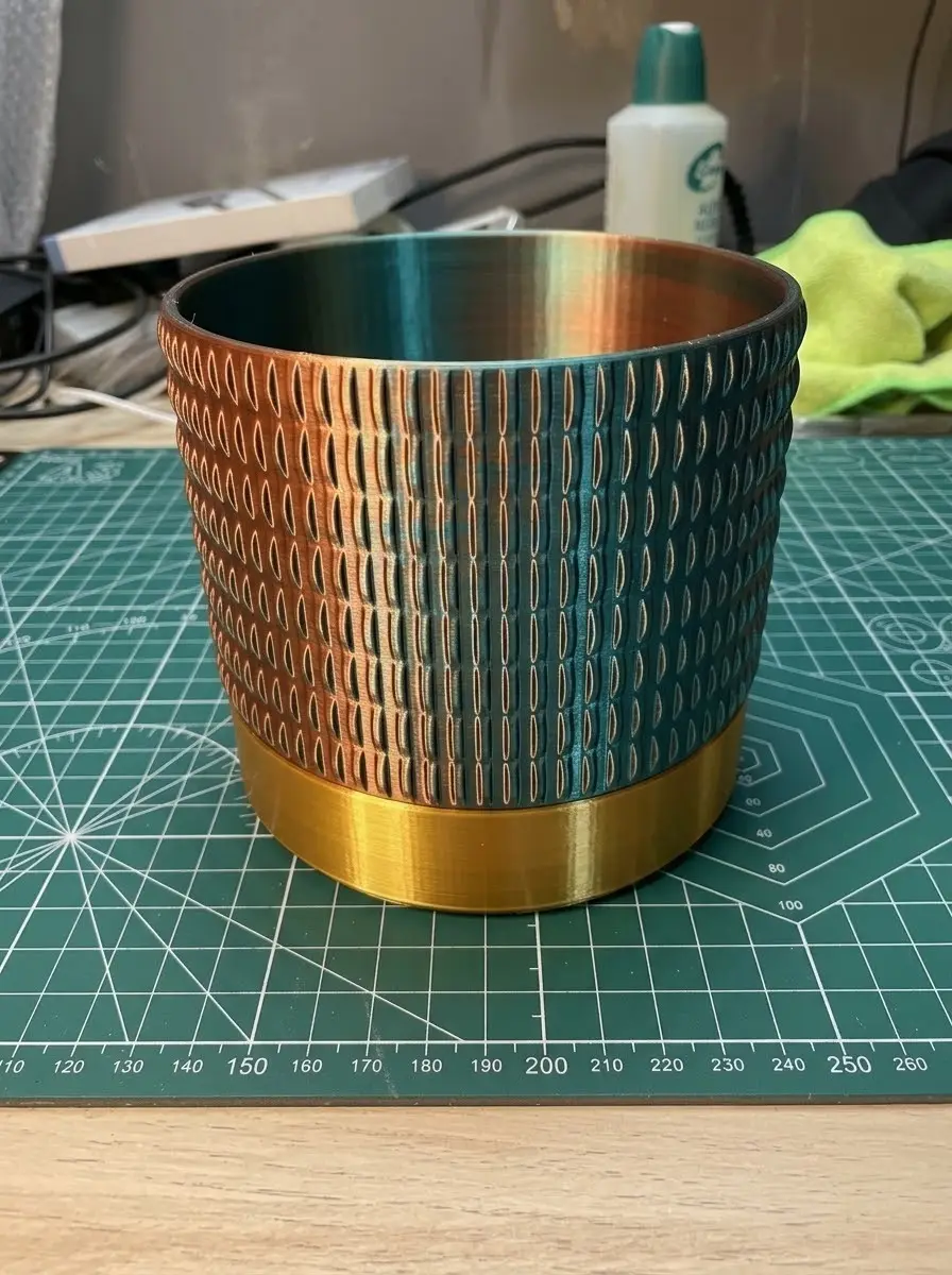 Pot de Fleurs avec Soucoupe amovible — modelo 3D