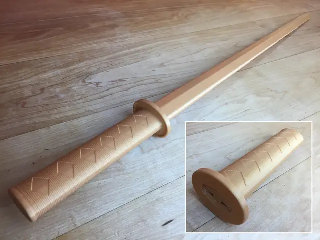 Collapsing Katana (Print in Place) — modelo 3D