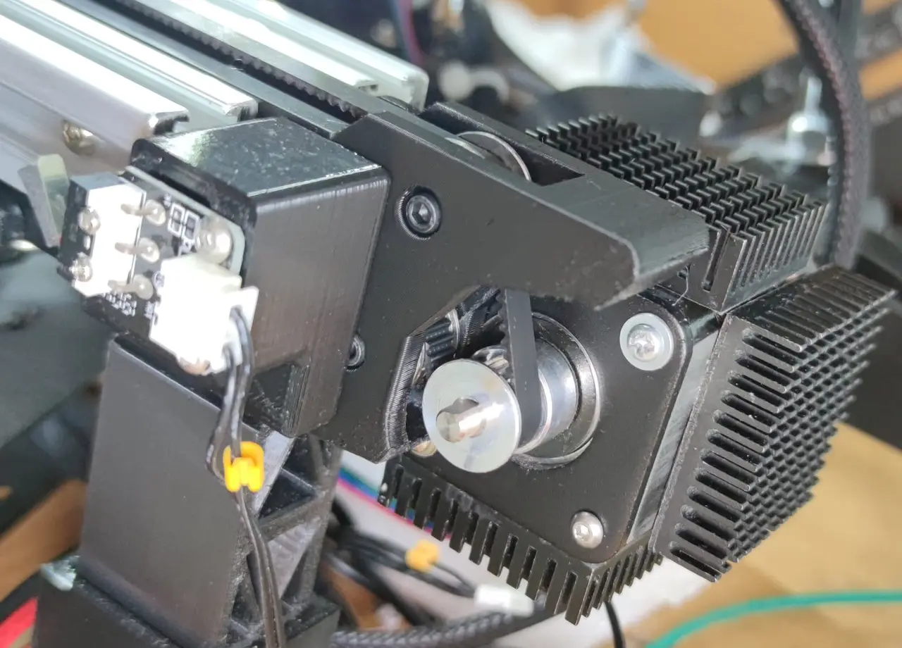 Ender 3 Y-Axis Motor Relocation – Reinforced Idler Mount (16T/20T) [back] — modelo 3D