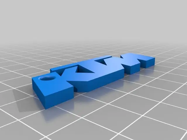 KTM Keychain — modelo 3D