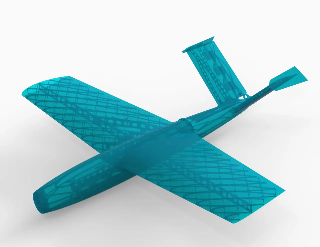Sparrow 3D Printed Plane — modelo 3D