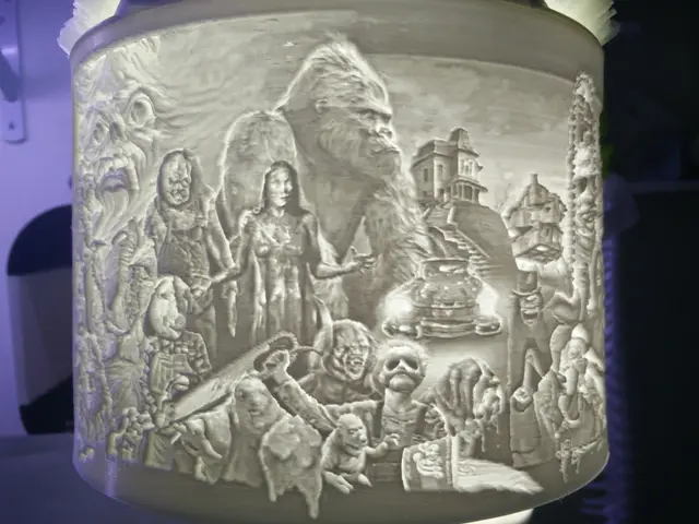 Halloween Horror Movie Lithophane — modelo 3D