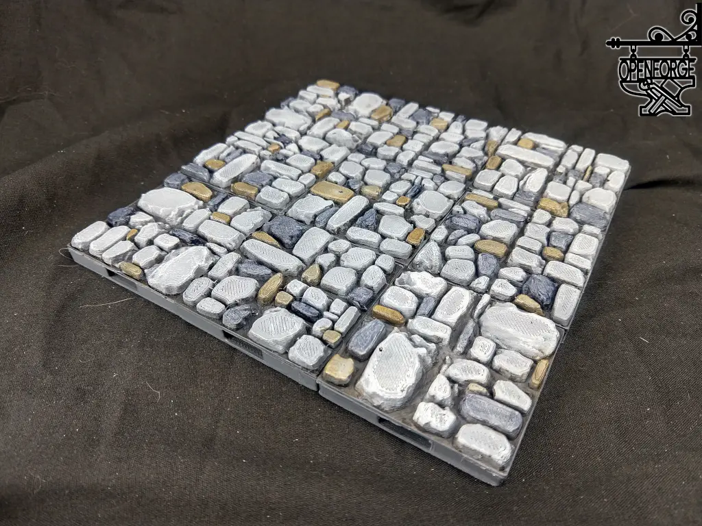 Rough Stone Variant Floor Wall Cuts — modelo 3D