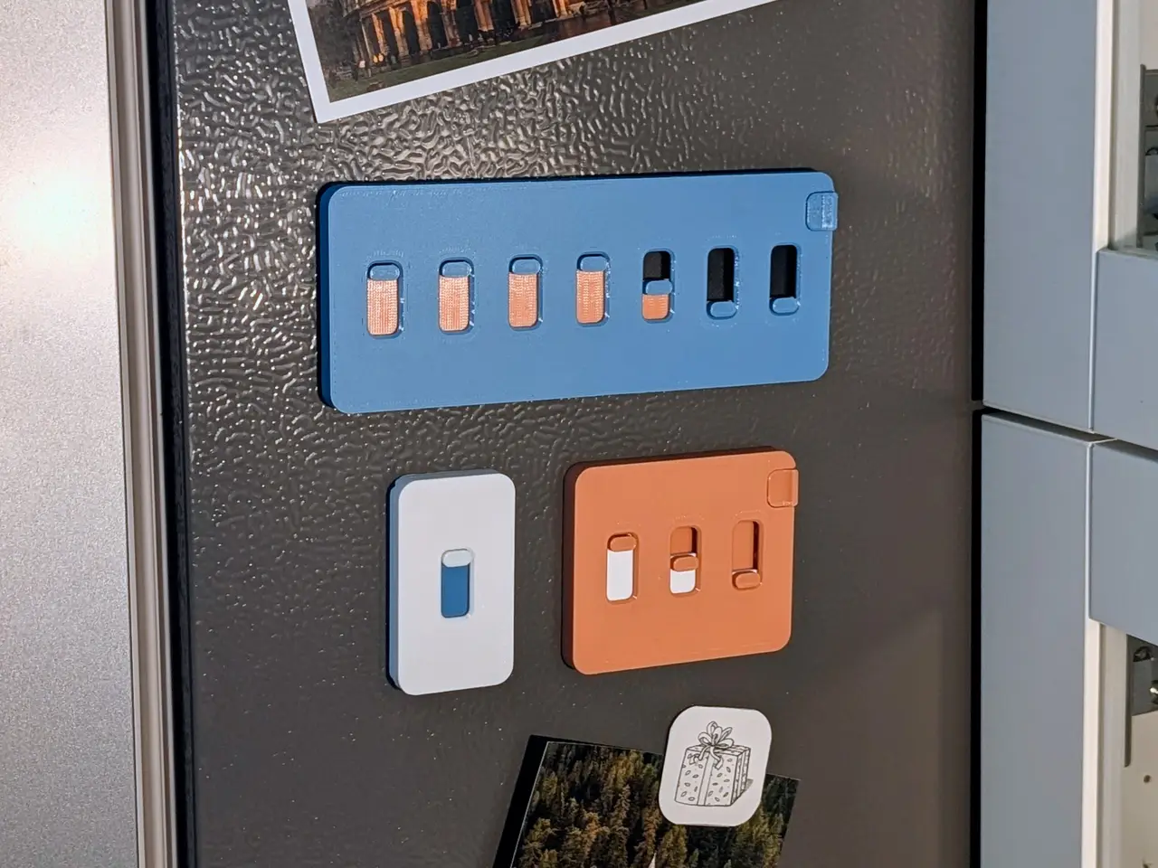 Magnetic Toggle Switch Chore Tracker — modelo 3D