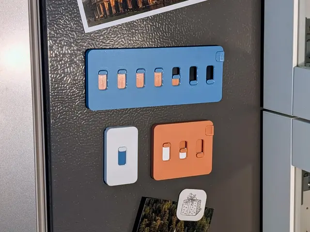 Magnetic Toggle Switch Chore Tracker — modelo 3D