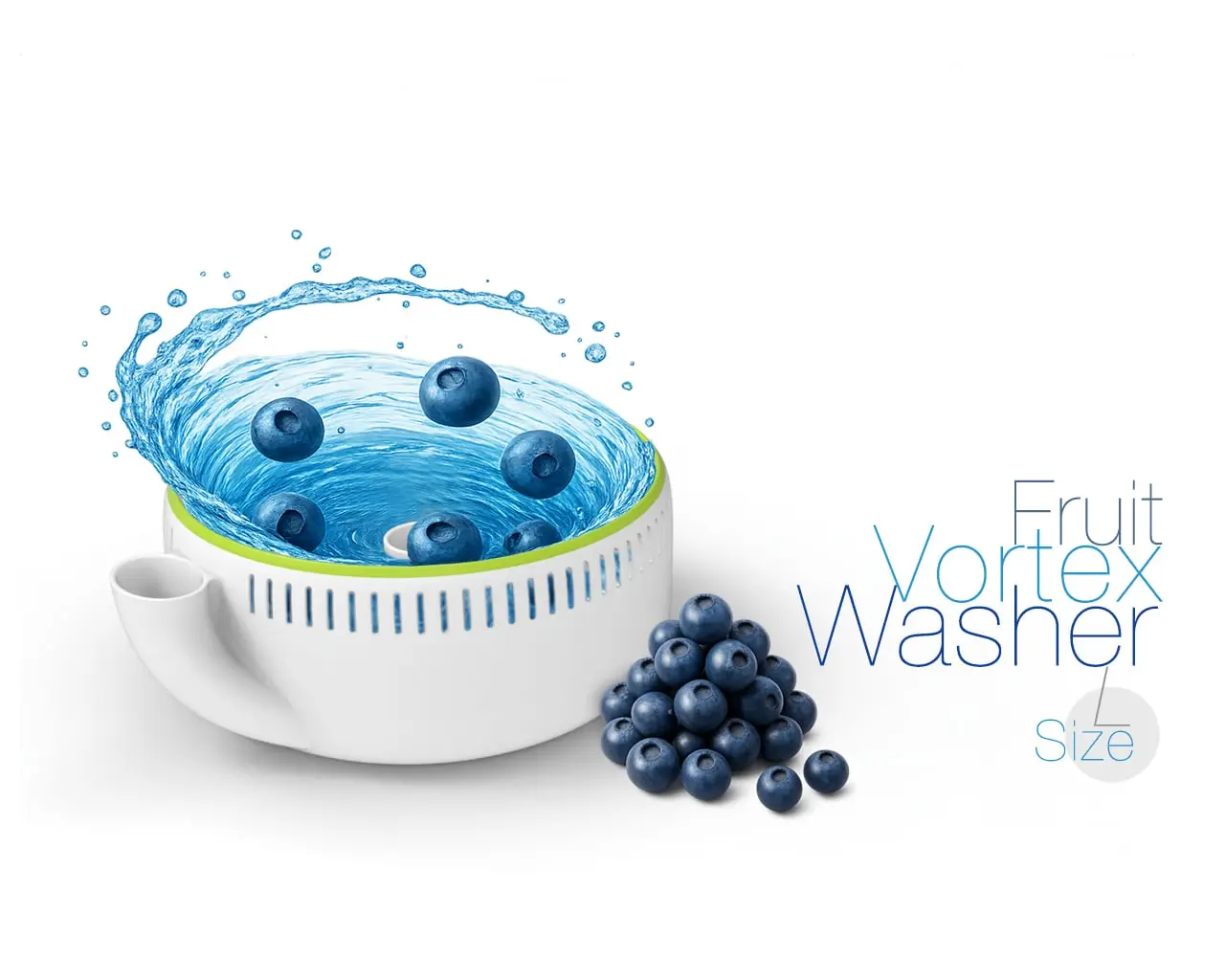 Vortex Fruit Washer (Size L) — modelo 3D