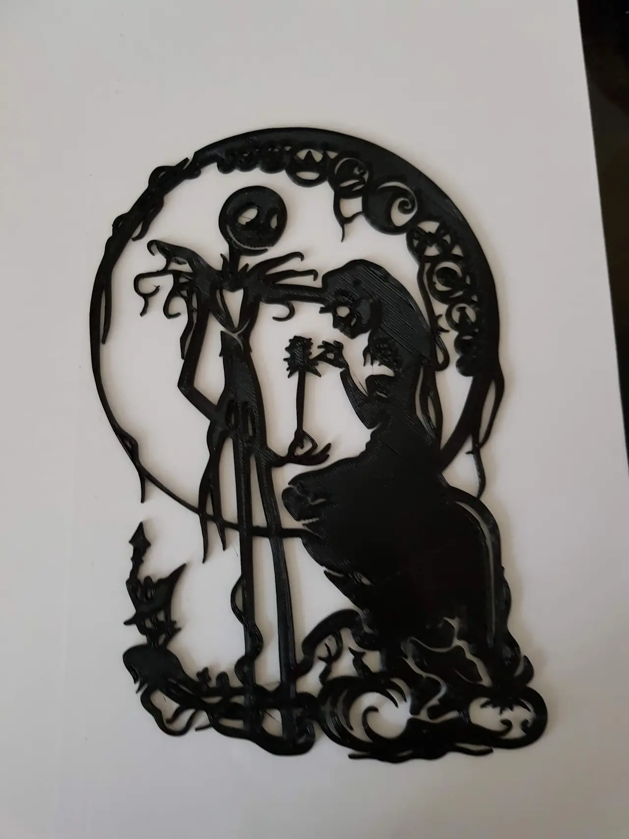 Nightmare Before Christmas silhouette — modelo 3D
